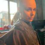 Cara Buono Instagram - Back posting! There were so many things I didn’t get to posting. This is something different for me that I worked on. With my wonderful costar @mrchrisparnell. When @thelaurakoski shaved my head ;) Amazing work ❤️ Laura! #hairtransformation #instagood #setlife #ilovemyjob