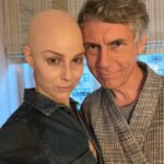 Cara Buono Instagram - Back posting! There were so many things I didn’t get to posting. This is something different for me that I worked on. With my wonderful costar @mrchrisparnell. When @thelaurakoski shaved my head ;) Amazing work ❤️ Laura! #hairtransformation #instagood #setlife #ilovemyjob