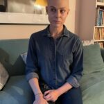 Cara Buono Instagram - Back posting! There were so many things I didn’t get to posting. This is something different for me that I worked on. With my wonderful costar @mrchrisparnell. When @thelaurakoski shaved my head ;) Amazing work ❤️ Laura! #hairtransformation #instagood #setlife #ilovemyjob