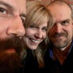 Cara Buono Instagram – #fbf to table read thru shenanigans. I think you guys were trying to scare me? I can’t believe that was 2020! 
@dkharbour 
@brettgelman 

#strangerthings #shenanigans #behindthescenes