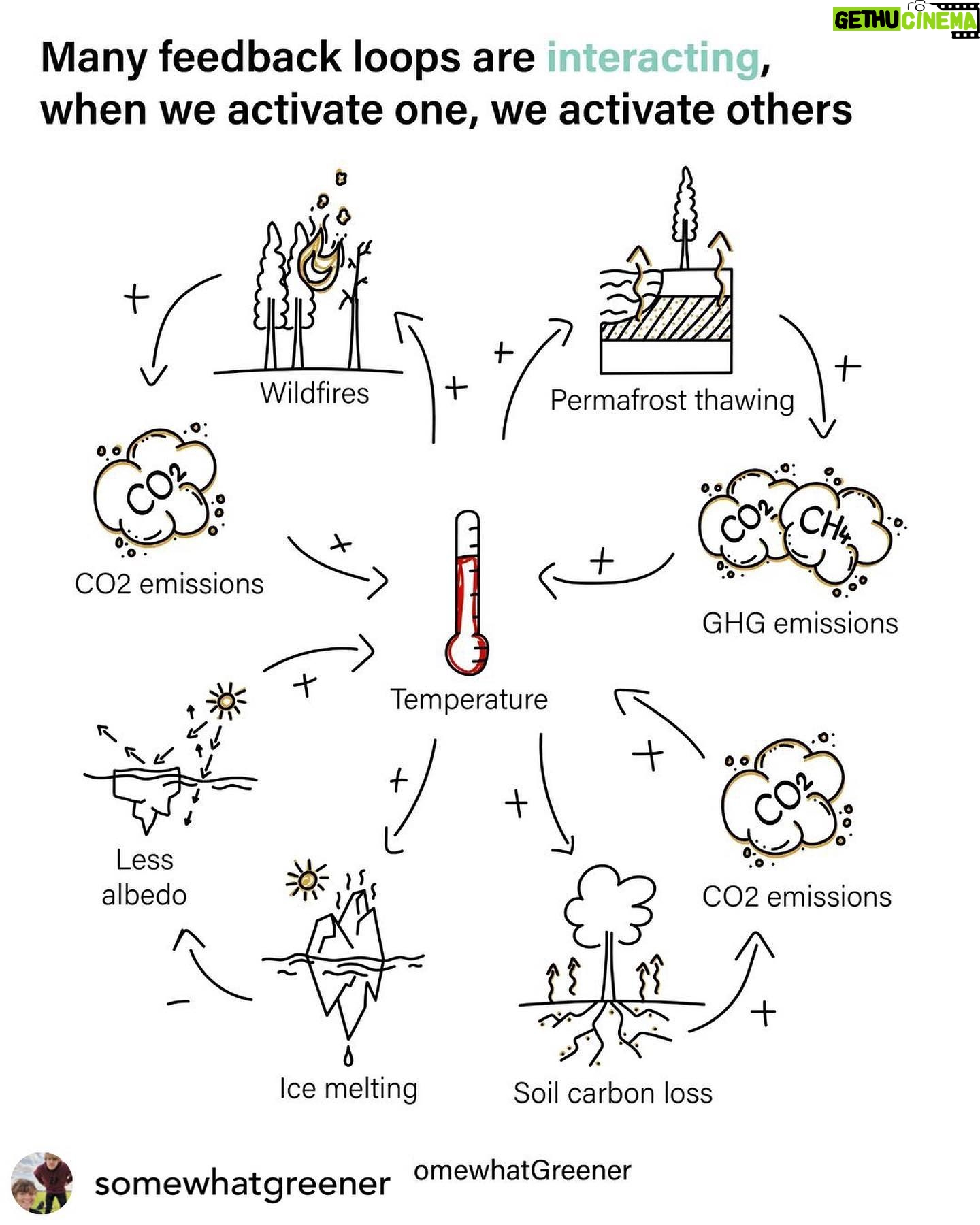 Carice van Houten Instagram - This might help to get your head around the climate crisis. @somewhatgreener