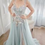 Carla Abellana Instagram - Yet another beautiful piece by @aouiregalaatelier , this time in seafoam color. So pretty! 🩵