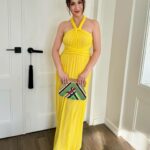 Carla Abellana Instagram – Wore a @jamiegoatelier piece under @coralcouture for #SofiasTropicalJourneyTo18 💛