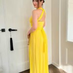 Carla Abellana Instagram - Wore a @jamiegoatelier piece under @coralcouture for #SofiasTropicalJourneyTo18 💛