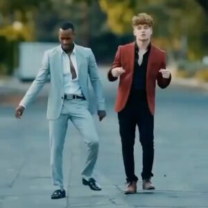 Carla Gugino Instagram - Yes, so much more of this please! • Yes!!!! Bring it on!!! These two are rocking my world! 😎 #fridaymood #tgif Repost from @goodnews_movement • Dancing into the weekend like... 🔥 @_aubreyfisher @itsslavik