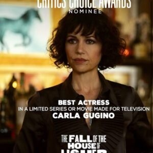 Carla Gugino Instagram - Well Peeps, I had to share this because we must all remember that life works in mysterious ways!! ✨✨
I just received my first major award nomination in Film and TV from the @criticschoice ✨ The wildest part being that for 24 hours I didn’t know I was nominated and I was ecstatic for the Great Mary McDonnell and Willa Fitzgerald who did get nominated (YESSSS!) for fiercely embodying the character of Madeline Usher together. 💃🏻🌟💃
Then I got the call that in fact I had been nominated for Lead Actress in a Limited Series or TV Movie for THE FALL OF THE HOUSE OF USHER and due to some technical snafu my name had been left off the ballot.  Naturally I thought I was being punked.  I still kind of do, as in a career that spans almost 40 years (??!!) despite generous accolades I haven’t actually been nominated for these fancy things. 

THIS IS ALL TO SAY: THANK YOU, CCA, I am elated and honored.

And most importantly thank you to a master storyteller and beloved collaborator Mike Flanagan for giving me an unprecedented and exhilarating creative challenge playing Verna in her manyyyy forms. I am thrilled to be a part this extraordinary ensemble of actors who are fearless and inspired in their portrayals of these flawed and complex humans. I was in awe each day of filming with this creative family. 🔥
A special shoutout to my dear friend, the brrrrrilliant Bruce Greenwood: for coming in like a house on fire and crushing it.  And to Michael Fimognari who not only made the show look as beautiful as it does 🎥 but also directed half the episodes. 
And to the emoji people, thanks a bunch for this new Verna emoji.  Super thoughtful of you. 🐦‍⬛ ❤️