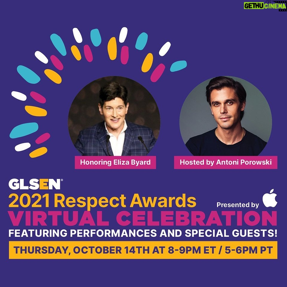 Carla Gugino Instagram - Peeps! I hope you will join us for tonight's @GLSEN 2021 Respect Awards (you might even hear a familiar voice π) Most of you probably know how much I respect this organization and @eliza.byard has been instrumental in fostering its integrity and true game changing work. So glad sheβs being celebrated for that tonight! ππΌππΌ The virtual event will celebrate the visionary leadership of Eliza Byard and GLSEN's important work Join at 8 p.m. ET/5 p.m. PT! RSVP to the event or learn more at glsen.org/Respect #GLSENRespect21 Link in my bio πππ