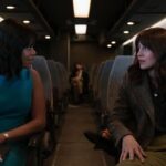 Carla Gugino Instagram - Spent some cold months with a lot of warm hearted super talented peeps in NYC shooting #TheGirlsOnTheBus @amychozick opened my eyes to the wild world of ‘the bus’. And as of March 14th, thrilled you can jump on with us! 🚎 💃🏻 🎥❤️ Grace hates emojis (you’ll understand when you see it) but she and I differ on that. ;) @streamonmax