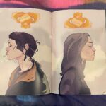 Carla Gugino Instagram - Beautiful art! @blymanorzine I love that proceeds were donated to help people during Covid as well. 👏🏼🙏❤️ #hauntingofblymanor #jamie #narrator • Forgot that I never posted my final piece for #BlyManorZine— a two page spread of Jamie and Narrator Jamie (swipe for uncropped)! 🪴 I want to use this post to take the opportunity to thank everyone who purchased a copy of the zine. We were able to donate over $4,000 to GlobalGiving’s COVID-19 relief fund which is more than I could have ever imagined. If you weren’t able to purchase a zine, follow @BlyManorZine on Twitter for updates about future sale runs 💖💖