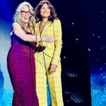 Carla Gugino Instagram – What an honor to present at the @glaad awards tonight with the always spectacular @theladybam  as my partner in crime and to get to give @jenniferhudsonshow @iamjhud the award for Best Variety or Talk Show. She has created a show in which people can tell their authentic stories and make a true difference in the world. What a great night 🌈 🎥 🩷  Love beats Hate. Every Time. 📸 #sebastiangutierrez