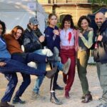 Carla Gugino Instagram - Likewise! @michelleyeoh_official What a divine group! I’m really feelin’ it in this picture. 😂😂😂 And thanks to our stunt coordinators extraordinaire Laurent and Sébastien pictured here 💥💥. Another movie @gunpowdermilkshake coming out in UK! Check out your cinema or @skytv What a wonderful times with these cool ladies!