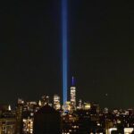 Carla Gugino Instagram - 20 years ago today, I looked out my window where the tips of the Twin Towers would greet me from my little kitchen window every morning. That morning by the time I could put together the horror of what was happening, one was already a billow of smoke. While grappling with the devastation and tragic loss of life that day, I was also struck by watching the people of this magnificent city pull together. Today I remember and honor all those who were casualties of this act of hatred and their families. And all of those who chose love and banded together to rebuild this city and lift its people back up. As I look at the Freedom Tower 20 years later, I am heartened by the resilience of human beings and even more determined in my faith that we can come together as one. ♥️🙏 9/11 #nyc #freedom