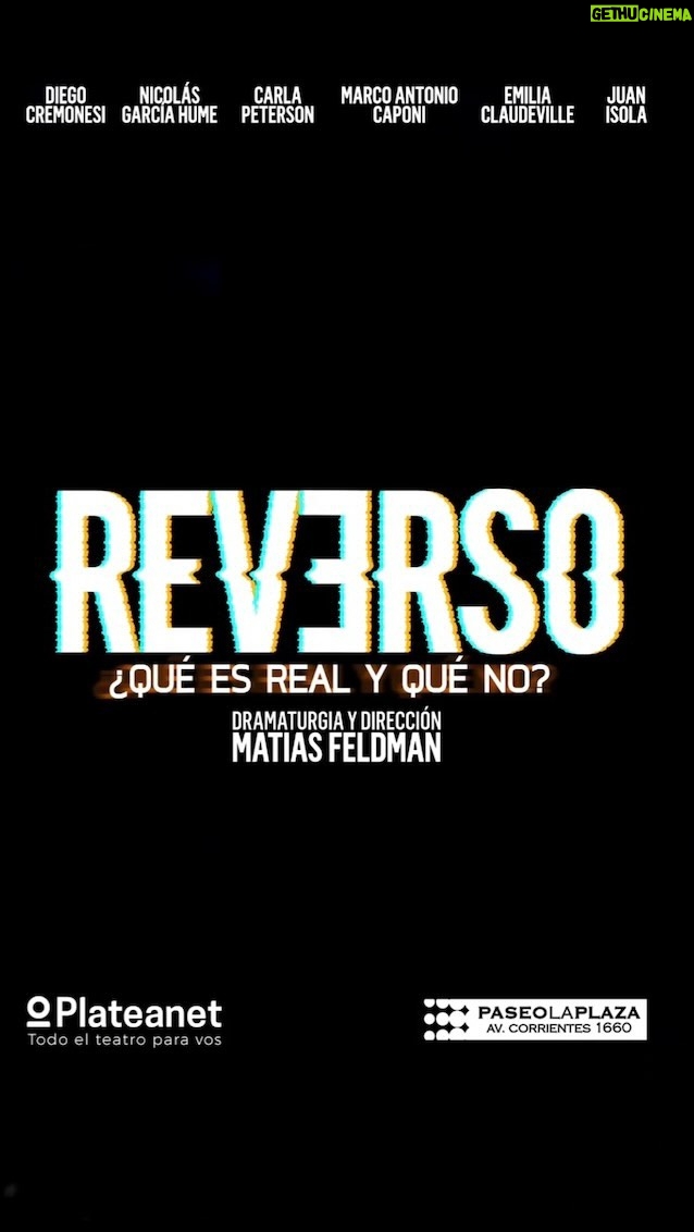 Carla Peterson Instagram - Te llevamos al detrás de escena de @reverso.laobra 🎭 Un mundo donde lo real se mezcla con lo virtual. Las cosas no son lo que aparentan ser. ¿Estaremos en el mundo real o en el mundo virtual? 🗓️Funciones todos los viernes, sábados y domingos ¡Asegura tu lugar! 🎟️ Conseguí tus entradas en @plateanet o en la boletería del teatro (Avenida Corrientes 1660)