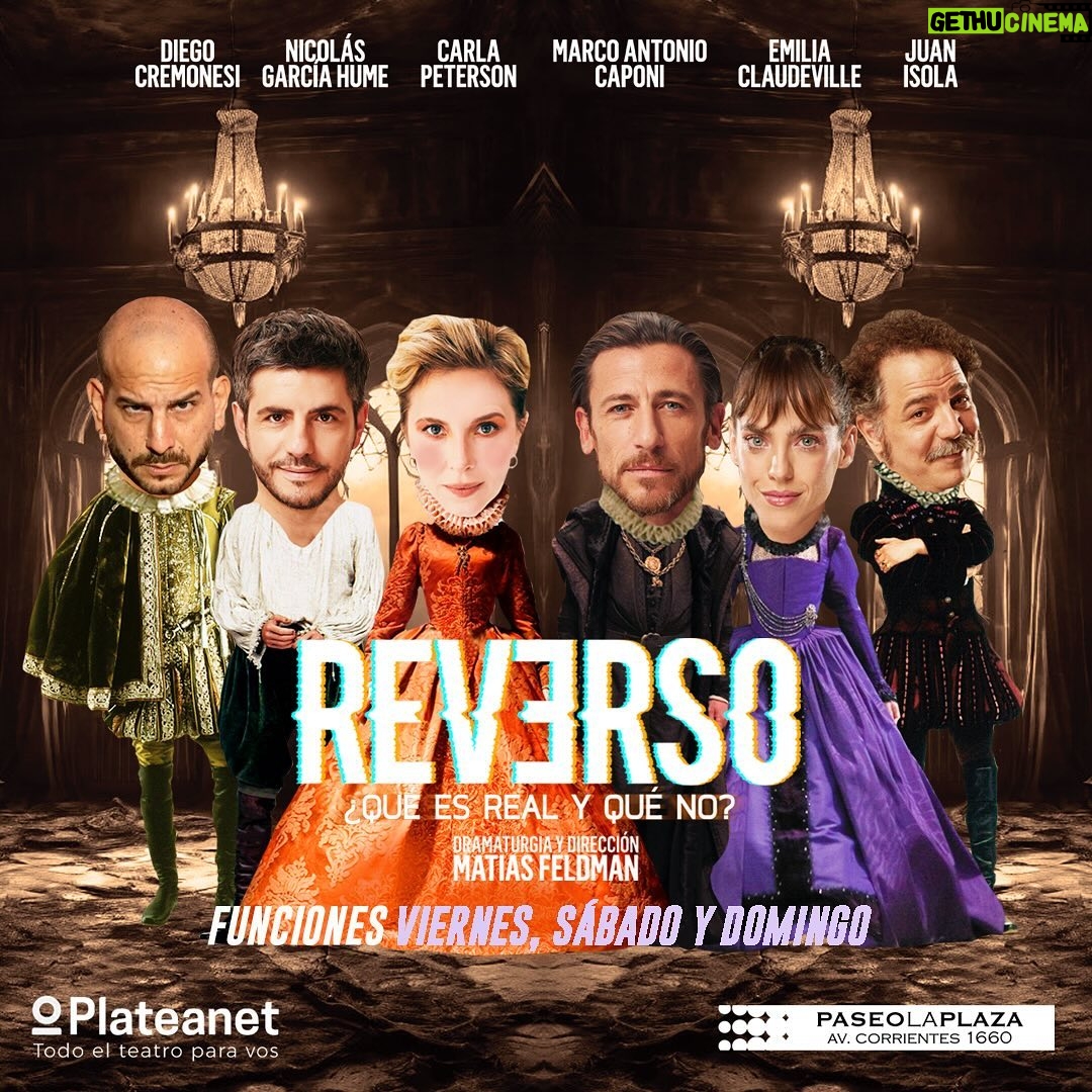 Carla Peterson Instagram - La reina se encerró en el castillo. Nadie la puede sacar. Vengan a ver @reverso.laobra dirigida x @matias.feldman en el teatro @paseolaplazaok VIERNES SÁBADOS DOMINGOS