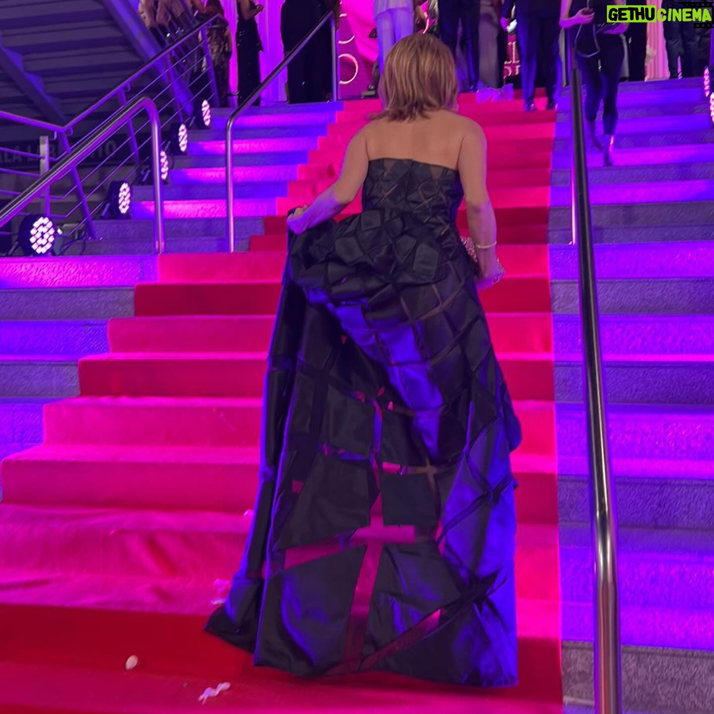 Carla Peterson Instagram - Anoche se entregaron los @martinfierrodelamodaok y me dio mucha alegría haber compartido con tanta gente querida y talentosa esta celebración más que merecida. Mi abuela Felipa inmigrante italiana Era modista y me hacía vestidos sacados de las revistas, un sueño. Me pasaba horas viéndola coser en su Singer a pedal, cuando me llevaba a comprar los botones era la señal q ya casi estaba listo. Y de ahí en más cada vestido se convertía en mi favorito. Sentí que @natacha_morales_disenadora es la diseñadora y modista que representa ese sentimiento de infancia , la dedicación y el amor con el que realiza cada prenda honrando un oficio tan valioso. es enorme la cantidad de gente q me acompañó en distintos momentos de mi vida y mi profesión, fundamentales en el momento de crear personajes , vestuarios de teatro y series. Muchas marcas Argentinas, diseñadores y diseñadoras. Gracias @rominagiangreco por que si premian mi estilo sos vos la que tiene la varita mágica para hacer aparecer tanta belleza. @nanogmd tan talentoso q vas a llegar al infinito, un gran artista del maquillaje y el peinado. Y mi amado @sergiolamensaok el más grande de todos los tiempos. Hay mucho amor detrás de cada cosa . Gracias @aptraorg Martín Fierro de la moda Estilismo y dir. arte @rominagiangreco Producción @rfgstylecoaching Pelo @nanogmd para @sergiolamensaok Maquillaje @nanogmd Vestido de organza de seda natural con apliques de rombos de piel de angel realizados a mano y bordados diseñado y realizado por @natacha_morales_disenadora Joyas @rubirubioficial Zapatos estiletos con talón de moños en raso rosado @lachicadelosstilettos clutch @soyodraz ph @agustinfcibeira