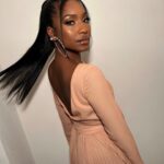 Carlacia Grant Instagram - Back on road Thank you @armanibeauty for the invite. 😘 Glam: Hair @hushbychloe MUA: @seanharrismakeup Stylist: @orettac