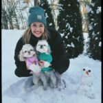 Carly Pearce Instagram – johnny & june wanted to build a snowman 🥲⛄️❄️