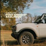 Carly Pearce Instagram – “A lot of times when I just need to clear my head I’ll go for a drive.” When @carlypearce needs to exit the fast lane, she takes off in her Ford BroncoⓇ BadlandsⓇ.
 
To watch the full film, click the link in our bio. 
 
Disclaimer: Always consult the Owner’s Manual before off-road driving, know your terrain and trail difficulty, and use appropriate safety gear. Ford is committed to the preservation of the environment and treading lightly. Previous model with optional equipment shown.