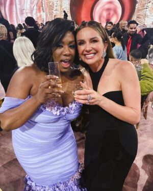 Carly Pearce Instagram - Grammys 2024 - the one where I walked through a flood in 5 inch heels 😅 #GRAMMYs