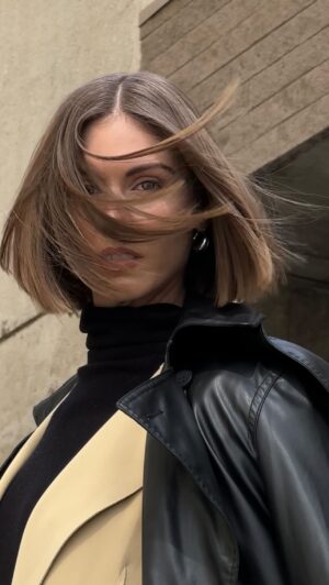 Carmel Rose Instagram - California 🤝🏽 stormy weather 

wearing @normakamali & @courreges from @fwrd