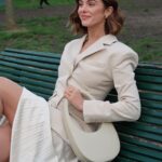 Carmel Rose Instagram - parisian parks >>>>> wearing @helsastudio & @coperni from @fwrd 🪷