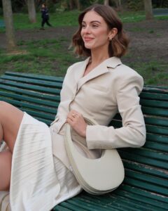 Carmel Rose Instagram - parisian parks >>>>> wearing @helsastudio & @coperni from @fwrd 🪷