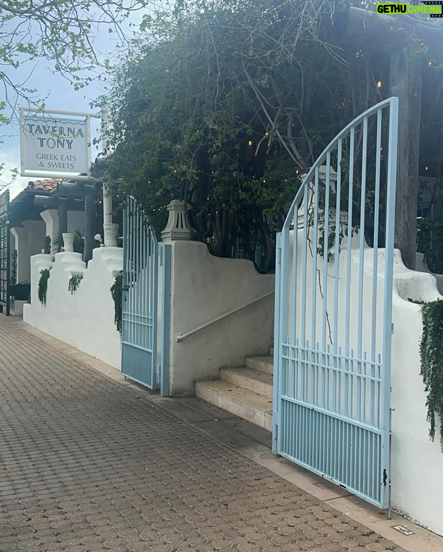 Carmen Carrera Instagram - Had a fabulous lunch at one of my new favorite Greek places in Malibu @tavernatony 💙🩵🤍 Just in time for Malibus 33rd birthday! 🥳 If you’re in the mood for fantastic Greek food, check them out @tavernatony #chefskiss 🩵🤍💙 Just after sitting down, we were served a white bean dip with fresh warm bread. Probably the best canapé or hors d’oeuvre I’ve ever had. Amazing. We then started with Horiatiki, which is a mixed veggie salad and feta cheese, with an amazing lentil soup 🔥 My main course was the Chicken Breast Souvlaki, which is skewered chicken breast served with rice & Greek potatoes. I felt like it was the best option for my fitness meal plan. The meat & potatoes were seasoned exquisitely, and the rice was perfect. 👩🍳 To finish off, I recommend the tiramisu or the baklava and a fresh latte. 10 out of 10.