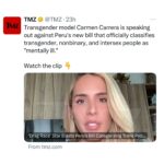 Carmen Carrera Instagram - You can’t cure cancer with Tylenol. Improper diagnosis leads to improper treatment. Let’s be for real 💯 Categorize trans people properly so we can receive the correct care that we need. A survey of more than 90,000 transgender people in the U.S. — the largest nationwide survey of the community ever — found that trans people continue to experience workplace and medical discrimination. However, the overwhelming majority of them still report more life satisfaction after having transitioned. In March 2023, another survey found that the vast majority, 78%, of transgender adults are happier after transitioning. Four out of 10 people even stated that gender affirming healthcare significantly improved their life, leading to ‘a lot more’ satisfaction. Countless studies and surveys confirm the positive effects adequate access to gender affirming healthcare has on the trans community. Therefore, it is crucial we listen to trans people when implementing laws that would impact their well-being. Access to trans healthcare is a human right and we will keep fighting to prove it!