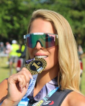 Carmen Carrera Instagram - And just like that, I’m officially an athlete 💯 1ST PLACE 🥇🤗 I couldn’t even believe it! I ran my first race ever today! What do you think all that training was for ?! 💪☺️✨❤️❤️❤️ Let’s goooooo 🏳️‍⚧️ #duathlon #duathlete 🏃‍♀️ 🚴 🏃‍♀️🥇

We arrived at 5:30 AM to start the race at 7:15 AM. The first run was just under a mile then straight into a 9 mile bike ride (and me in a mountain bike 😭… gotta invest in a racing bike) and then directly after that, a 5K run to finish off the race! 🥳 I got first place in my category 🥳