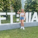 Carmen Carrera Instagram - Lift : Miami Day 1 🙌🥰 had so much fun meeting so many amazing women 💪🤍💙 @gymshark #liftmiami #gymsharkliftmiami @gymsharkwomen