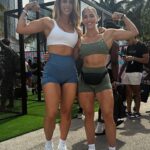 Carmen Carrera Instagram - Lift : Miami Day 1 🙌🥰 had so much fun meeting so many amazing women 💪🤍💙 @gymshark #liftmiami #gymsharkliftmiami @gymsharkwomen