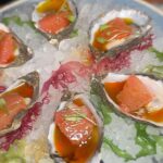 Carmen Carrera Instagram – @luckycatmiami I was so impressed with @gordongram’s restaurant “Lucky Cat” had to I write my own review:

Oysters: topped with grapefruit & jalapeño oil was the perfect balance between spicy & sweet. To my surprise it was delicious! Also topped with a mignonette and mango cilantro, absolutely a must try! 10/10 $34.

Ceviche: I’m half Peruvian so I’m picky about ceviche because not everyone does it the same. Sweet corn, tiger milk, Thai basil oil, yellow fin, salmon, & tuna make a savory mixture that melts in your mouth like butter. I recommend if you want something light to start off your meal. 10/10 $24.

Sushi: Zanmai Omakase chef’s selection of 10 pieces nigiri, 12 pieces sashimi, classic maki, hosomaki, toro tartare. I’m not a big sushi fan. Ceviche is usually where I draw the line for raw fish. This box was a favorite at my table & if you love sushi, this has all that you need. Flavor was amazing, of course. 8/10 $200.

Cocktails: Kakigori (absolut elyx vodka, passoa passion fruit liqueur, spicy mango, pineapple) AMAZING, seriously so good if you’re in the mood for sweet. 10/10 $22. Satori (absolut elyx vodka, vanilla liquor, coffee shu, espresso) definitely a great choice if you want a nice impactful drink, robust coffee flavor and smooth vanilla notes with a nice foam on the top. You really taste the quality of the expresso. 8/10 $22.

Lamb Dumplings: super soft, tender, delicious. Gone in two seconds. Lamb consommé, thai basil, szechuan pepper. If you don’t want raw as an appetizer, this is the perfect option since it’s still light & not too filling. Very yummy. 10/10 $25.

Confit Duck Leg Bao: Spicy hoisin, apple-pickled cucumber, bonito crust. I’m so basic I only stick to chicken but this duck was on a whole different level. Meat was tender & flavored to perfection. Skin was crispy & added a nice crunch to the bao sandwiches we made. Spicy enough to taste it but not overpowering. Loved this. 10/10 $48

Steak: Exclusive Apple-Fed A5 Shinshu striploin. Best I’ve ever had 10/10. $140

Fish: Korean spiced black cod with kimchi, gochujang miso, creamy pickled daikon. So soft and delicious. 10/10 $49.

Ran out of space, try everything! 💋