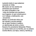 Carolina de Moras Instagram - Que comienzo de año más doloroso y difícil. Aparte de lo que manifiesto arriba. Quiero enviarles, aparte de ayuda ya entregada, amor, energía y mucha fuerza.⭐️❤️