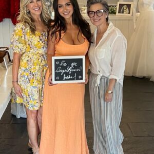 Caroline Manzo Instagram - When you have a wedding in less than six months and you are met with the most professional staff that bend over backwards to accommodate. Not only did @chelseademonaco say “yes to the dress” it is the most magical, perfect, dress that is truly meant for her. Thank you @antonella_tlc @angelriveraatelier for making our girl feel so special. @dlynn_d @laurenmanzo