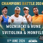Caroline Wozniacki Instagram – Very excited for an epic battle on June 11! Playing with @holgerrune against @elisvitolina @iamgaelmonfils in front of the Danish crowd will be awesome!! #championsbattle2024 #CB24 get your tickets in the link in bio!💪🏻💪🏻