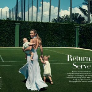 Caroline Wozniacki Instagram - Over these past three years away from the game I got to make up for lost time with my family, I became a mother and now have two beautiful children I am so grateful for. But I still have goals I want to accomplish. I want to show my kids that you can pursue your dreams no matter your age or role. We decided as a family it’s time. I’m coming back to play and I can’t wait!
For the full @voguemagazine story, link in bio!

Vogue // @voguemagazine
Photographer: Norman Jean Roy // @normanjeanroy
Fashion Editor: Edward Bowleg III // @edward.bowleg
Hair: Eddy De La Peña // @eddymunster
Makeup: Lennie Billy // @makeupbylennie
Talent Director: Sergio Kletnoy // @sergiokletnoy