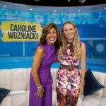 Caroline Wozniacki Instagram - Had a fun morning on the @todayshow talking about the @usopen, family, kiddos and the best NYC bagels with @hodakotb 😁 📸 @photonate
