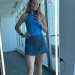 Caroline Wozniacki Instagram - Blue looks good on you @carowozniacki 💙🫶