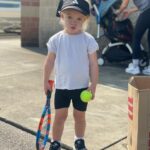 Caroline Wozniacki Instagram - Uh oh!! I have seen this look before 🤪❤️ #mymini #olivia #tennis