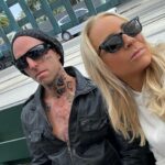 Carrie Bickmore Instagram - Thanks for your incredible impersonation skills 🤣@hughvancuylenburg #TravisBarker @travisbarker