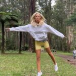 Carrie Bickmore Instagram – Forest fun for city girls @fifi_box 👯‍♀️ 🌳 
Drove 90 mins to find the forest closed. 🤔 
Drove another hour to find an open forest 🙃 
Picnic ✅ 
Hide and seek ✅ 
First LEECH encounter ✅
Photo cred: a 4 year old.