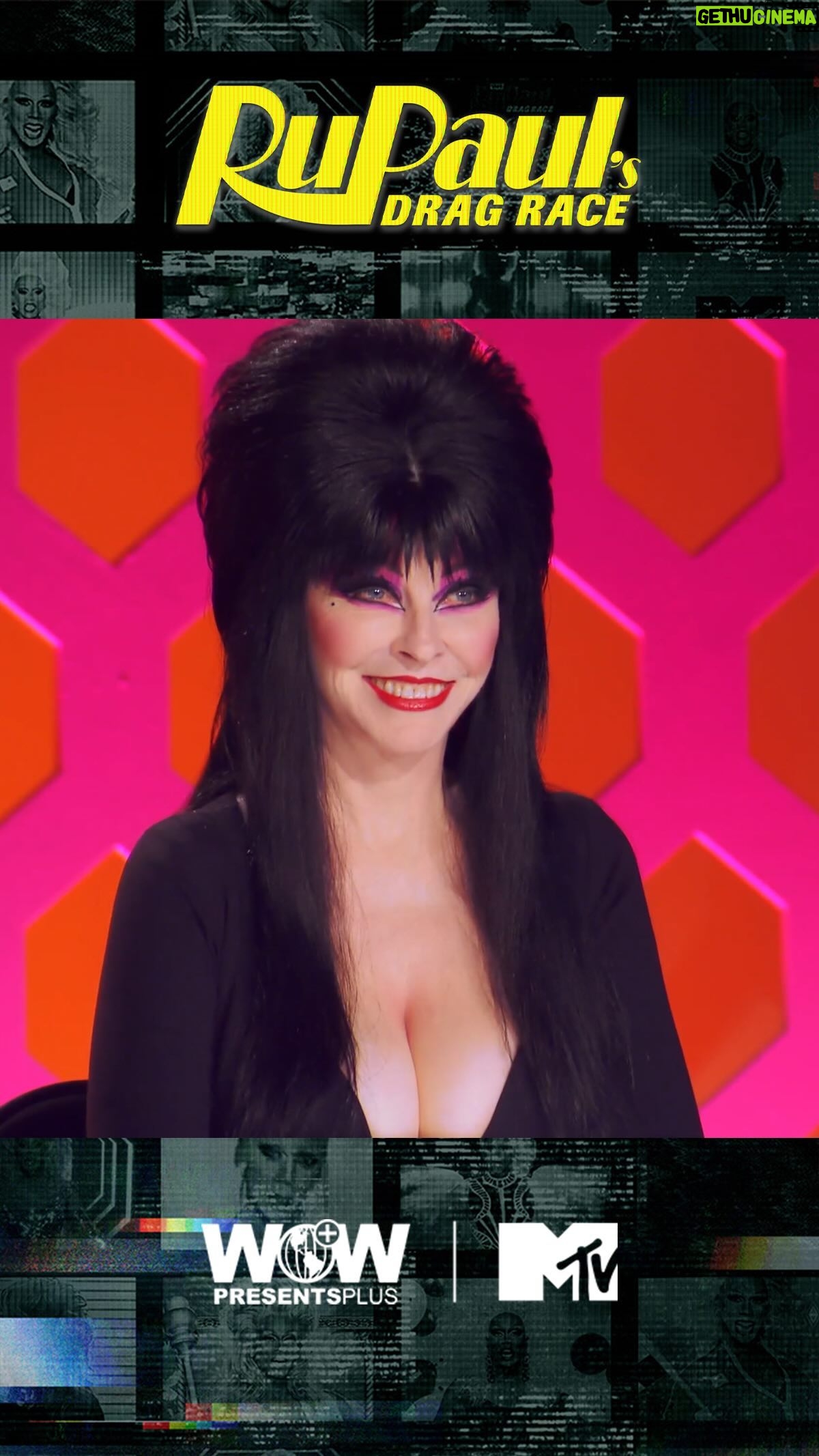 Cassandra Peterson Instagram - Howโs your head, @therealelvira? ๐๐ฆ Tonight, we pay tribute to the legacy of Cassandra Peterson aka Elvira, Mistress of the Dark, honoring her with the Giving Us Life-time Achievement Award at tonightโs #DragRace S16 Grand Finale! Watch @rupaulsdragrace Season 16 now on: ๐ @wowpresentsplus (ex. USA, Canada, Australia) ๐บ๐ธ @mtv ๐จ๐ฆ @cravecanada ๐ฆ๐บ @stanaustralia โผ๏ธ Watch Episode 1 FREE on @wowpresentsplus to all logged-in users in available territories, no subscription needed!