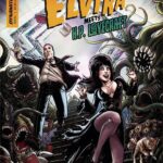 Cassandra Peterson Instagram - In comic shops tomorrow! Elvira Meets H.P. Lovecraft issue 4 from @dynamitecomics #ncbd #newcomicbookday #elvira #elviramistressofthedark #elvirameetshplovecraft #comic #comicbooks #comicart