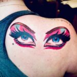 Cassandra Peterson Instagram - #tattootuesday 📸 by @sacredrosetattoo Elvira eyes by Rachael Dobos @turbo_scum_tattoos