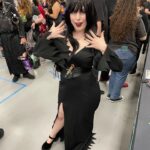 Cassandra Peterson Instagram - So much fun seeing all the Elvira cosplay this weekend @spookalafl 🖤