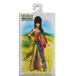 Cassandra Peterson Instagram – ANNOUNCEMENT! 🏳️‍🌈 🖤
➖
Elvira – Over the Rainbow Elvira 8” Clothed Figure 
➖
Celebrate Pride Month with Elvira, Mistress of the Dark! The devilishly delightful Cassandra Peterson has played the part of Elvira for more than 40 years with grace, humor and more than a little camp. NECA is proud to present this “Over the Rainbow” Elvira figure, celebrating the horror and queer icon in a never-before-seen, sparkling rainbow dress for your collection. With an original tailored fabric gown, glittery ruby red heels, and a yellow brick display base, she’s definitely not in Kansas anymore! This fully articulated 8-inch action figure features new faceplate technology with two interchangeable expressions and hands, including brand new ones that allow you to recreate Elvira’s signature pose! She comes with a book accessory of Peterson’s memoir, “Yours Cruelly, Elvira”, and a double-sided flag with 10 stickers to customize and show your unique pride! 
➖
Available now on thenecastore.com, and shipping to your favorite NECA retailer in June!
➖
#Elvira #MistressoftheDark #Pride #OvertheRainbow #CassandraPeterson #NECA  #actionfigure