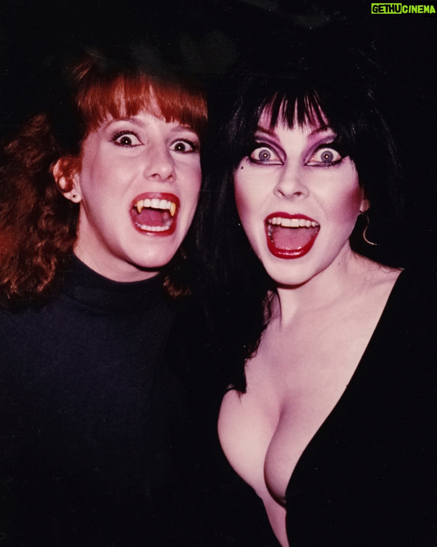 Cassandra Peterson - 39.7K Likes - #throwback Fangs for the Mammaries! With @larainenewman back in the 80’s
#elvira #elviramistressofthedark #larainenewman #1980s #groundlings #improvcomedy #ᴛʙᴛ #throwbackthursday