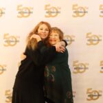 Cassandra Peterson Instagram - Some fun shots of me and @lynnestewart78 at Monday night’s ‘In Conversation’ event celebrating 50 years of @thegroundlings Photos by @iamsamgooley