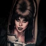 Cassandra Peterson Instagram - #tattootuesday Amazing Elvira & Macabre Mobile portrait tattoo shared by @flaco_tattoos 🖤 #elvira #elviramistressofthedark #elviratattoo #portraittattoo #tattoo #tattooart #tattooartist #art #blackandgreytattoo #tattooideas #explore #exploremore