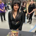 Cassandra Peterson Instagram - So much fun seeing all the Elvira cosplay this weekend @spookalafl 🖤